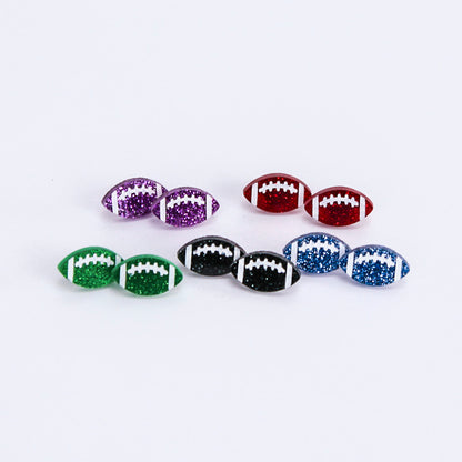 Purple Football Studs