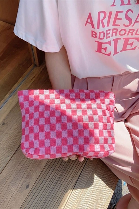 Checkered - Cosmetic Bag