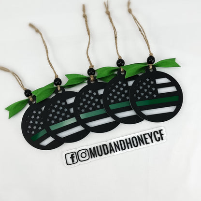 Thin Green Line - Ornament