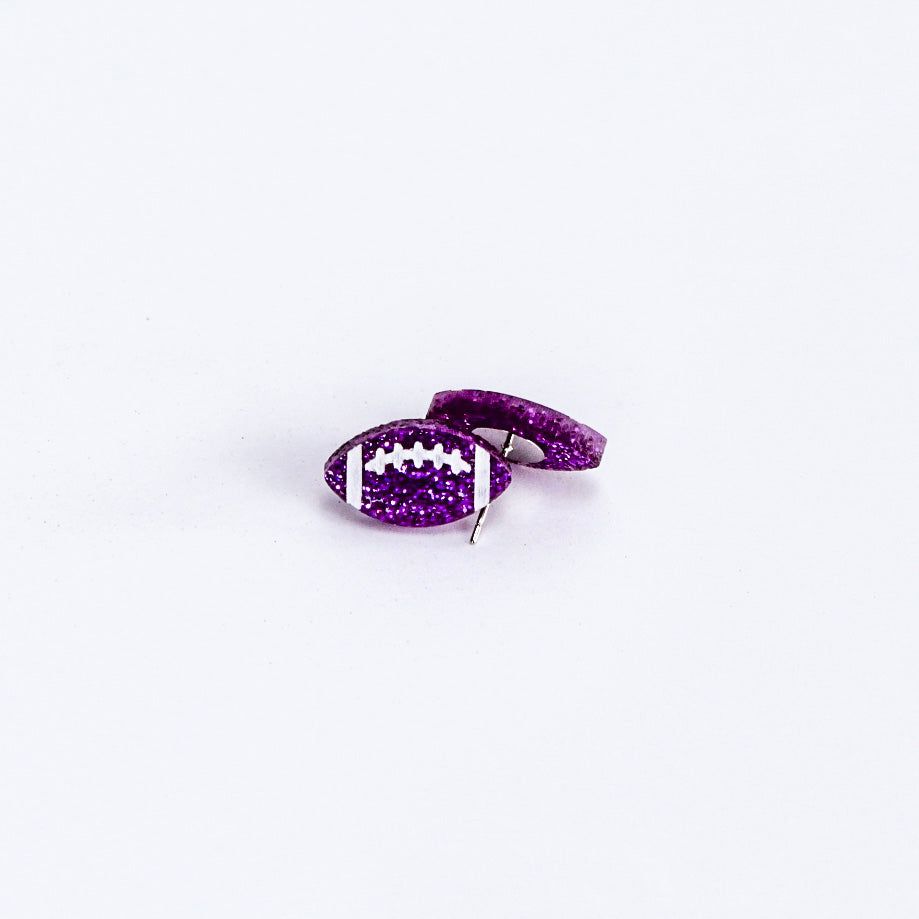 Purple Football Studs