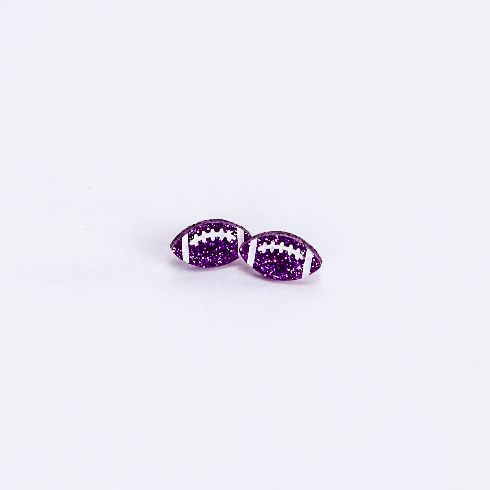 Purple Football Studs