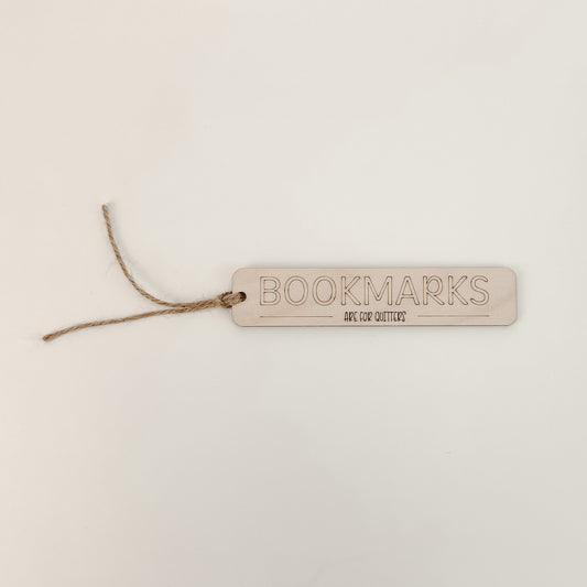 Quitters - Bookmark