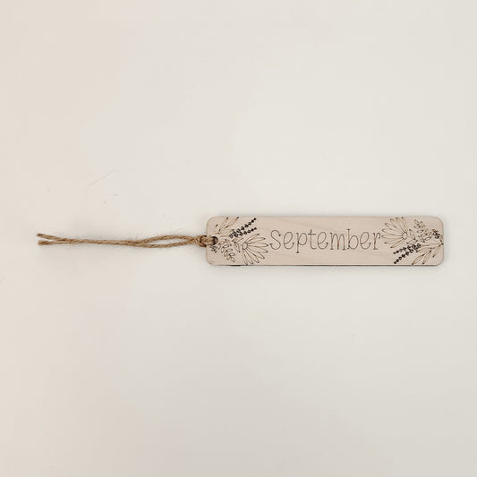 September Birthflower - Bookmark