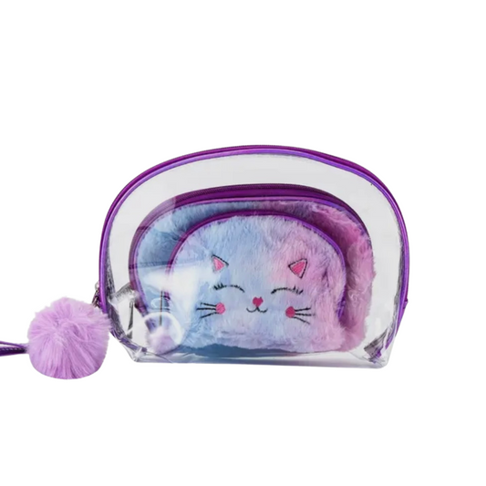 Cosmetic Bag Set - Purple