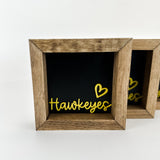 Hawkeyes - 6" Square Sign