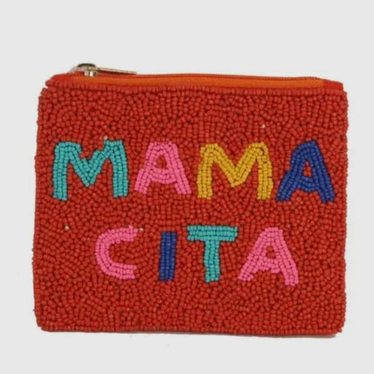 Beaded Coin Purse - Mamacita