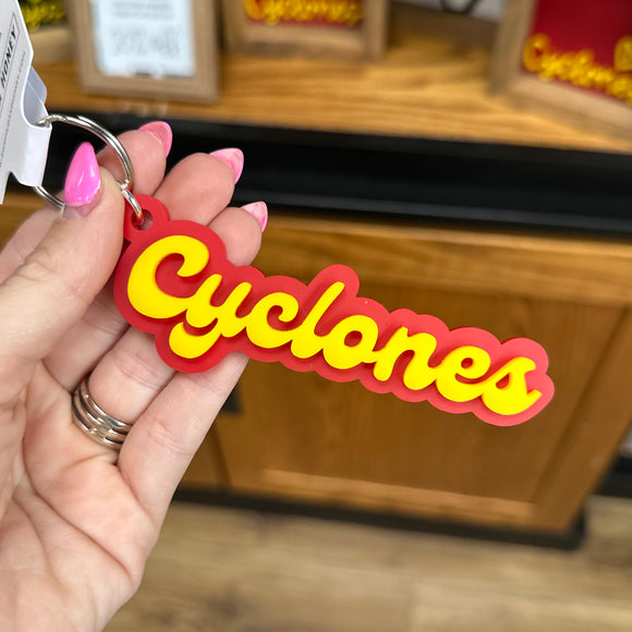 Cyclones - School Spirit Acrylic Keychain