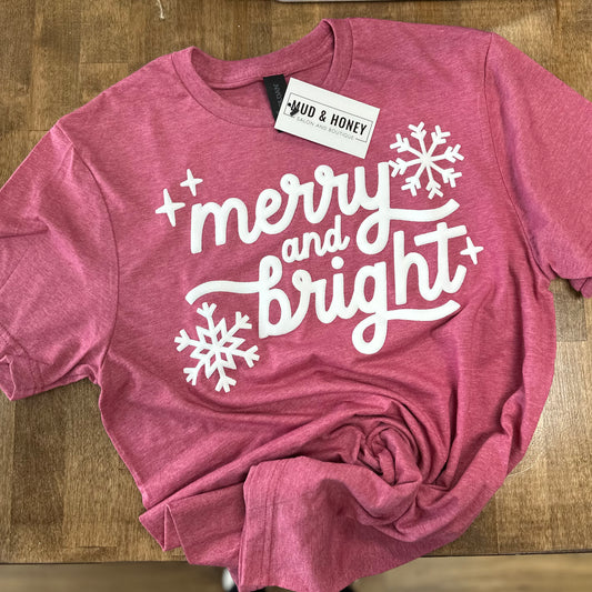 Merry & Bright - Tee