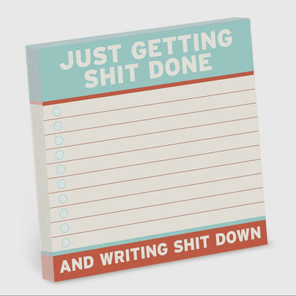 Getting Shit Done - Large Sticky Note