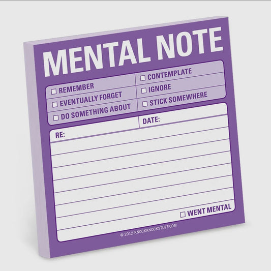 Mental Note - Sticky Note