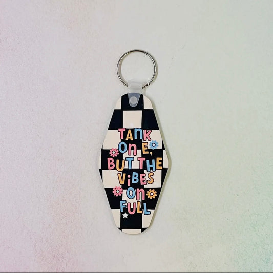 Tank on E - Motel Keychain