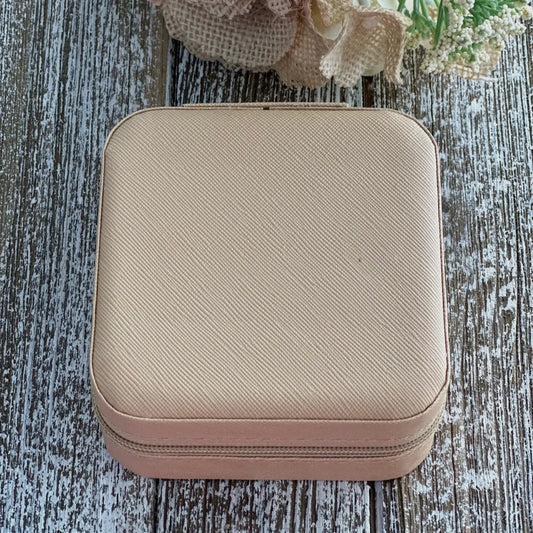 Travel Jewelry Box - Tan