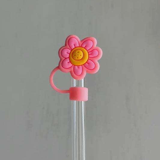 Happy Flower - Straw Topper