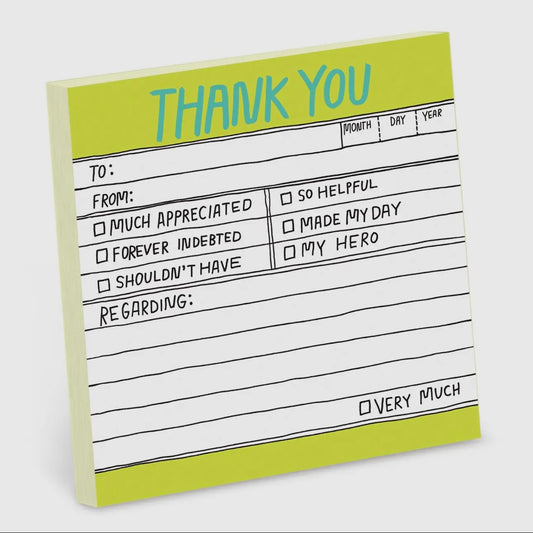 Thank You - Sticky Note