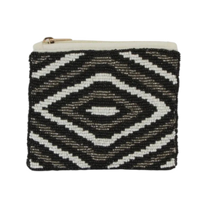 Beaded Coin Purse - Abstract