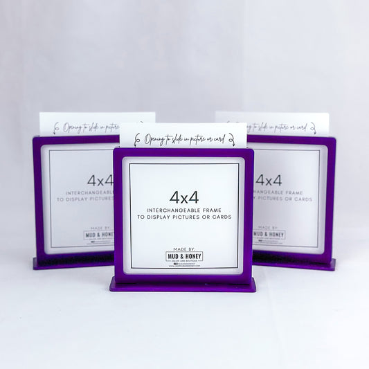 Acrylic Drop In Frame - Purple