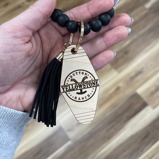 Yellowstone - Motel Keychain