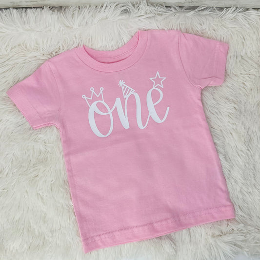 ONE Kids Tee - Light Pink